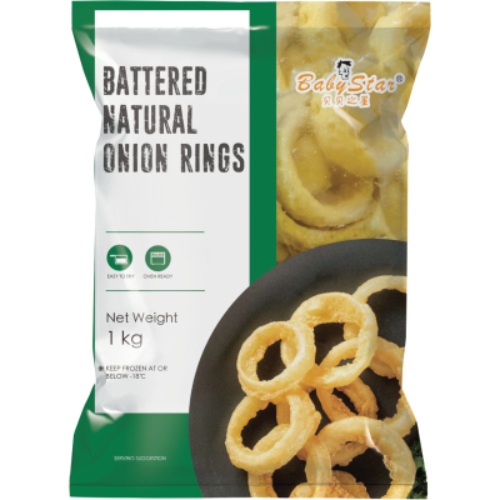 Baby Star Battered Onion Rings 1kg