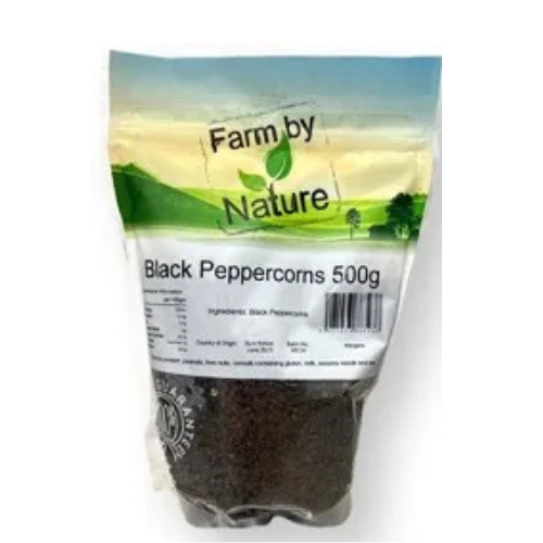 Farm by Nature Black Peppercorns (Whole) 500g