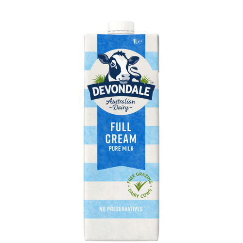 Devondale Full Cream UHT Milk 1L