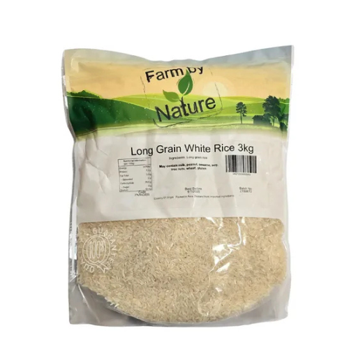 Farm by Nature White Rice (Long Grain) 3kg