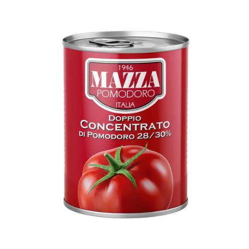 Mazza Double Concentrate Tomato Paste 28/30% Can 400g