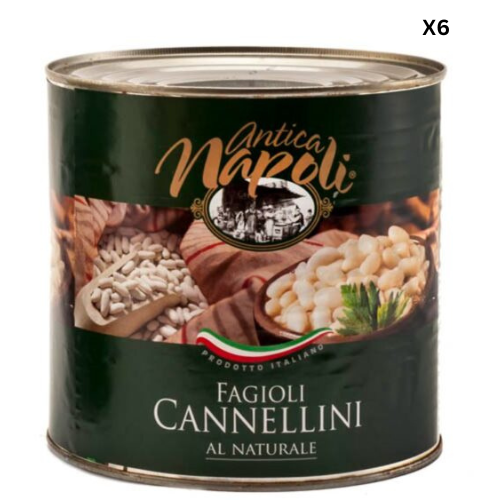 Antica Napoli Cannellini Beans 2.5Kg x6
