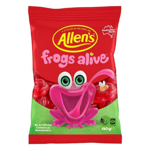 Allens Frogs Alive 190gm