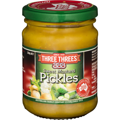 333'S MUSTARD PICKLES    250GM