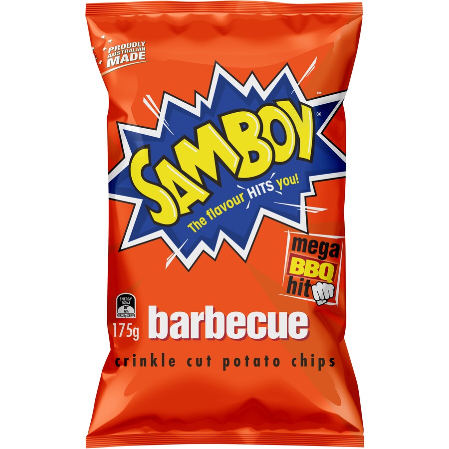 Samboy BBQ Potato Chips 175g