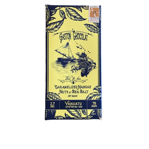 Gaston Tablet Caramelized Nangae Nuts & Sea Salt 70%