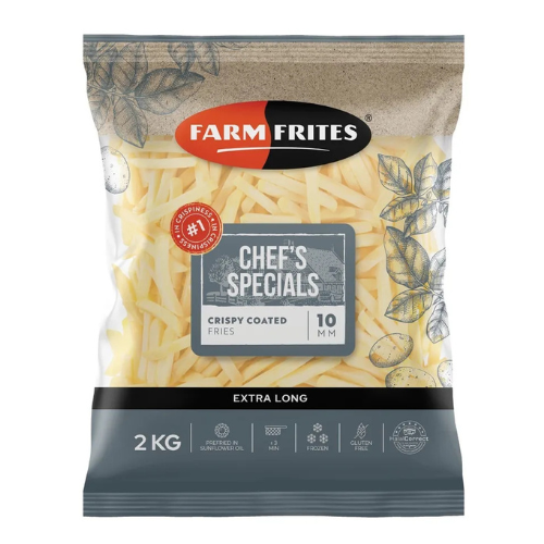 Farm Frites 10mm Crisp Coat XLong 2kg x 6