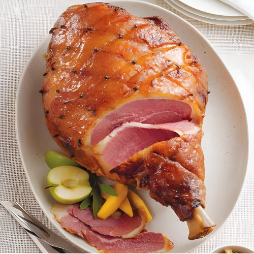 Cooked Ham On The Bone (Whole, approx 10.5kg) (Per/ Kg)