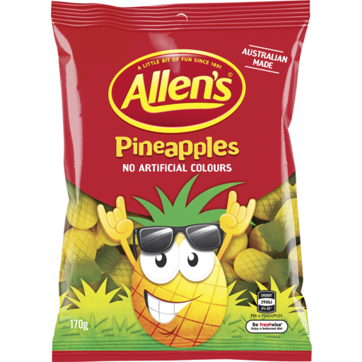 ALLENS PINEAPPLE  170GM