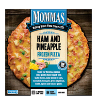 Mommas Ham & Pineapple Pizza 500g