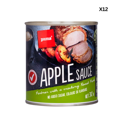 Pams Apple Sauce 312g x 12