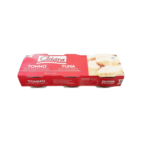 Mazza Tuna in Sunflower Oil Chiara Tris (80gx3)