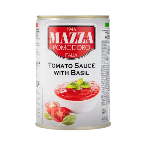 Mazza Tomato Sauce with Basil 400g x 24
