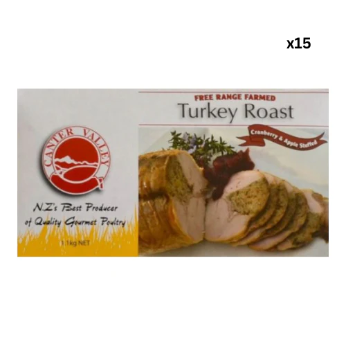 Turkey Rolled Roast with Apple & Cranberry Stuffing (1.1kg) x15