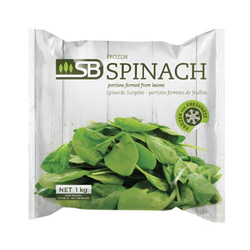 Frozen Spinach Leaf Ball 1kg x 10