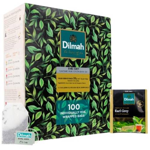 Dilmah Premium Gourmet Earl Grey Enveloped Tea Bags 100 x12 CTN