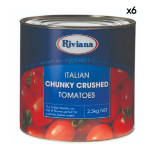 Riviana Italian chunky crushed tomatoes 2.5kg x 6