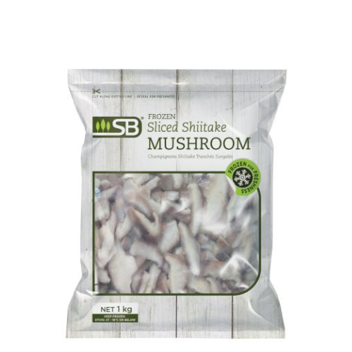 SB Shitake Mushroom Sliced (Frozen) 1kg