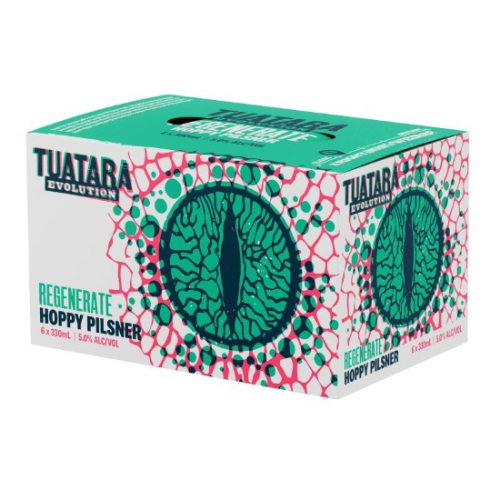 Tuatara Regenerate Hoppy Pilsner 6 pack 330ml 5 %