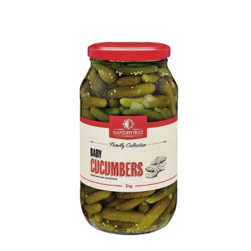 Sandhurst Baby Cucumber / Cornichons 1.90kg x 6