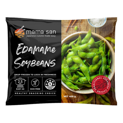 Mama San Edamame Beans (Soybeans) 400g