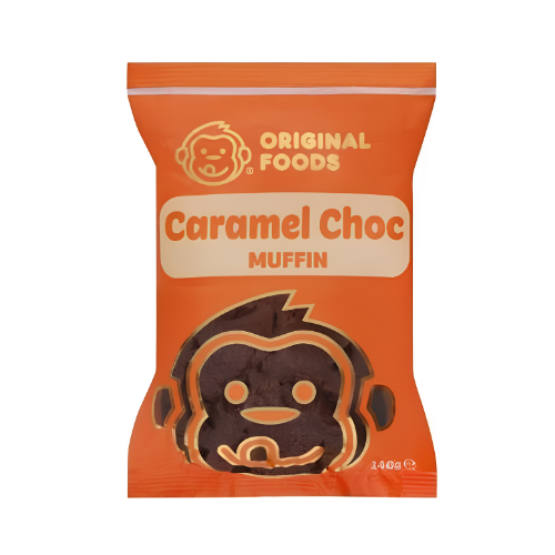 Original Foods - Mega Muffins - Caramel Choc 140g