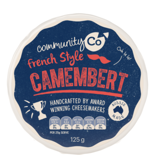 COMM CO Cheese French Style Camembert 125g