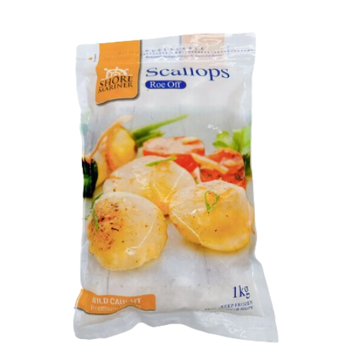 Scallop Roe-On (20/30) 1kg