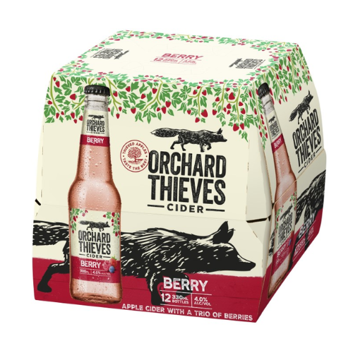 Orchard Thieves Berry Cider 330ml Btl x12 CTN
