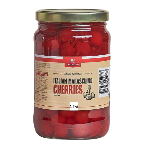 Sandhurst Maraschino Cherries 1.8kg