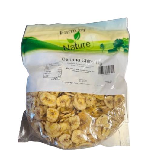 Banana Chips (Honey Dipped) 1kg