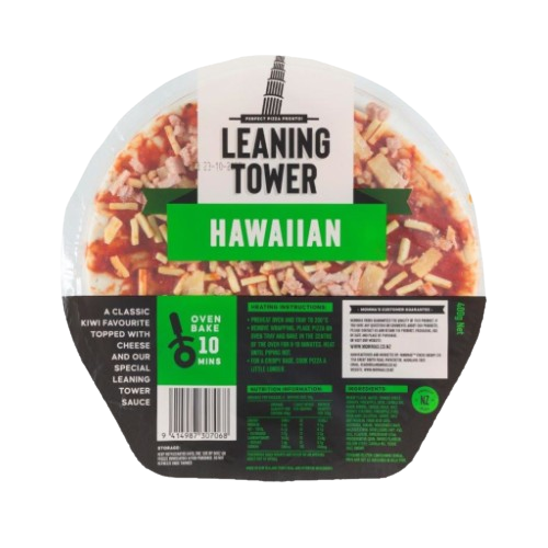 Leaning Tower Pizza Hawaiian 400g x 12