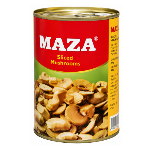 Mazza Sliced Mushrooms / Champignons 400g (Canned) Each
