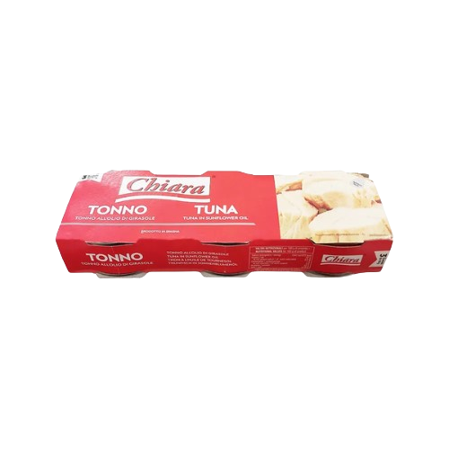 Mazza Tuna in Sunflower Oil Chiara Tris (80gx3) x 32