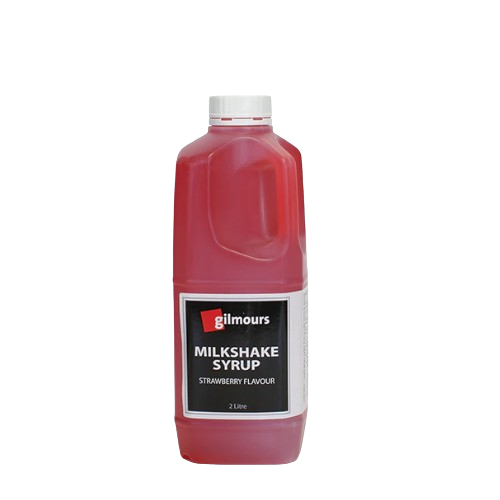 Milkshake Syrup Strawberry 2L x6 CTN