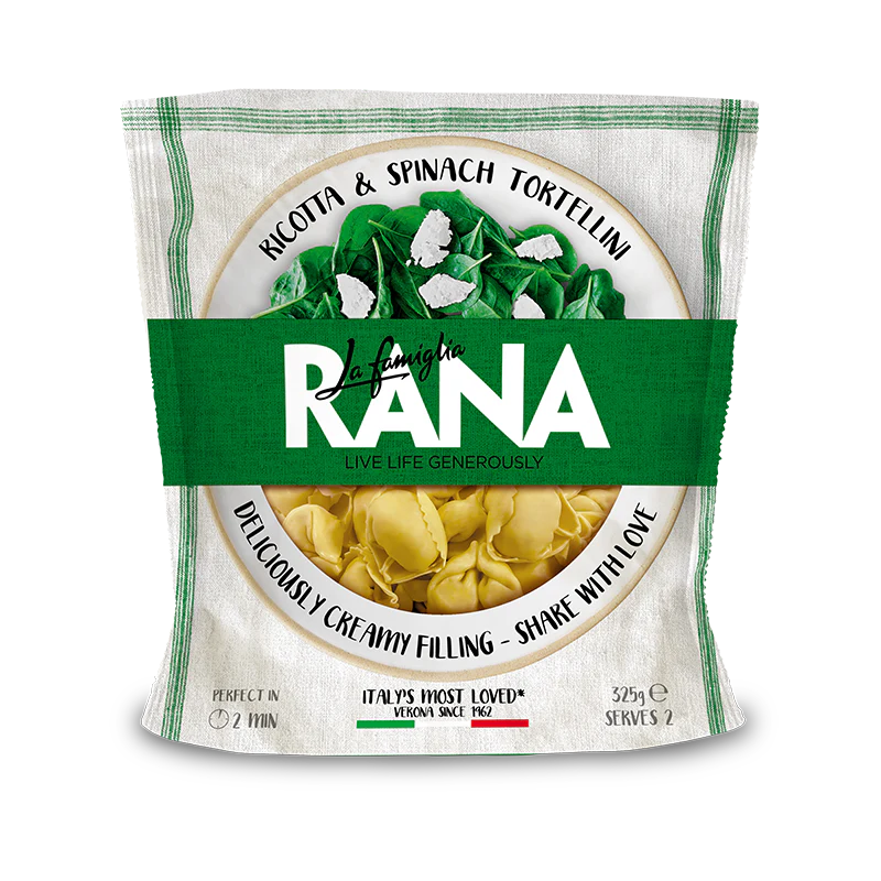 RANA SPINACH & RICOTTA TORTELLINI 325gm x 8