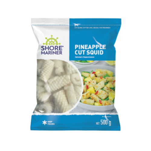 Squid Pineapple Cut 500g