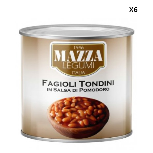 Mazza Baked Beans in Tomato Sauce 3kg x 6