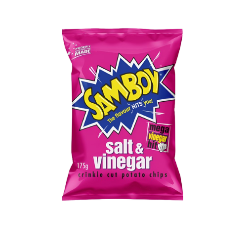 Samboy薯片 盐和醋味 175克 x 12