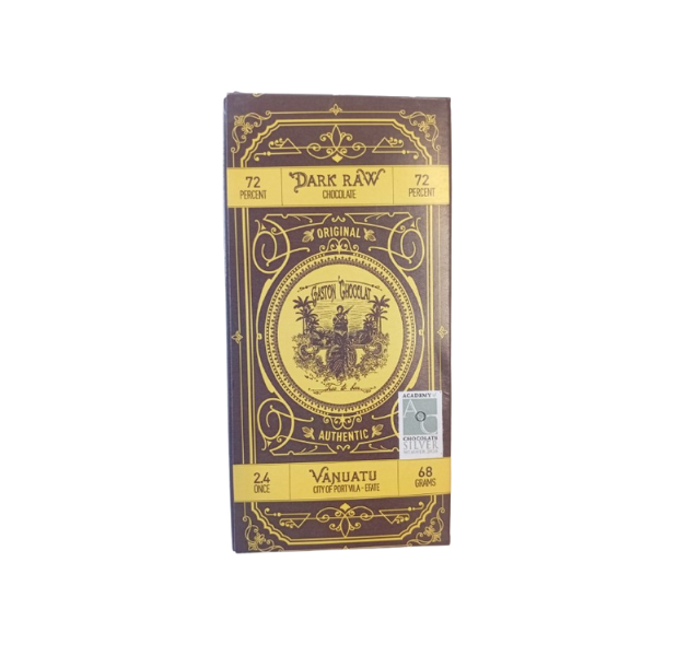 Gaston Tablet Dark Raw Chocolate 72%