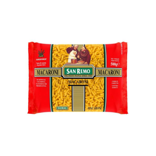 Pâtes San Remo - Macaroni Numéro 38 5kg l'unité
