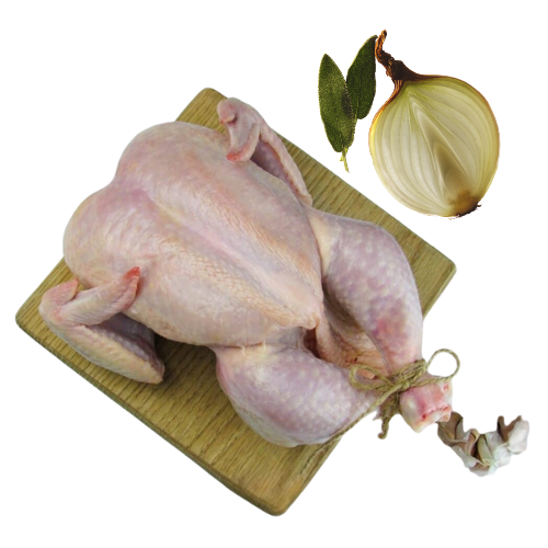 Stuffed Chicken Whole Bird Sage & Onion (Per Kg)