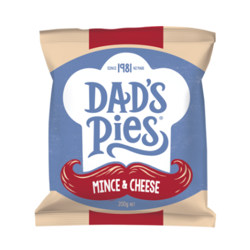 Dads Pies Mince & Cheese Pies 200gm