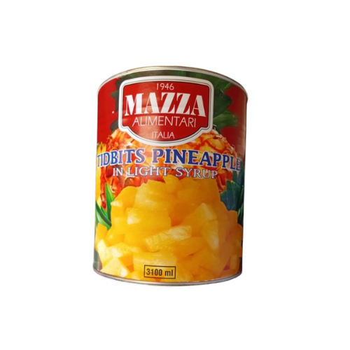 Mazza Tidbits Pineapple in Light Syrup 3kg