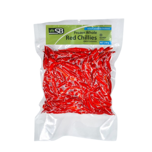 Frozen Whole Red Chillies 250g