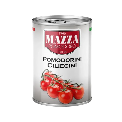 Tomates cerises Mazza, boîte de 400 g x 24