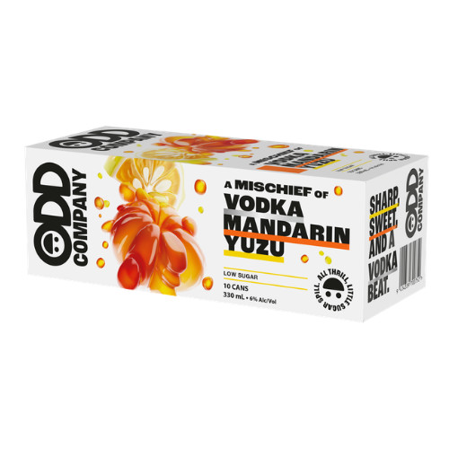Odd Company Mandarin & Yuzu  Vodka 330ml x10 CTN