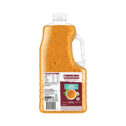 Master Foods - Greek Salad Dressing x 3L Each