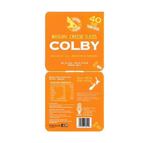 Tranches de fromage Colby 800g x 7