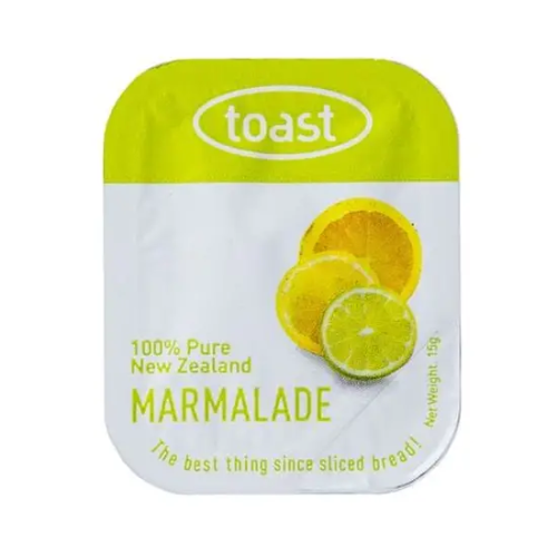 Toast Portioned Orange Marmalade Jam (15g x 288) x 6